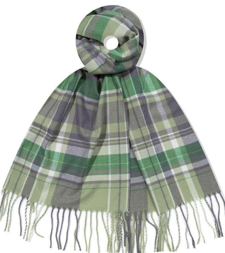 25111809 Schal Iris 100 Prou Viskose matcha grün