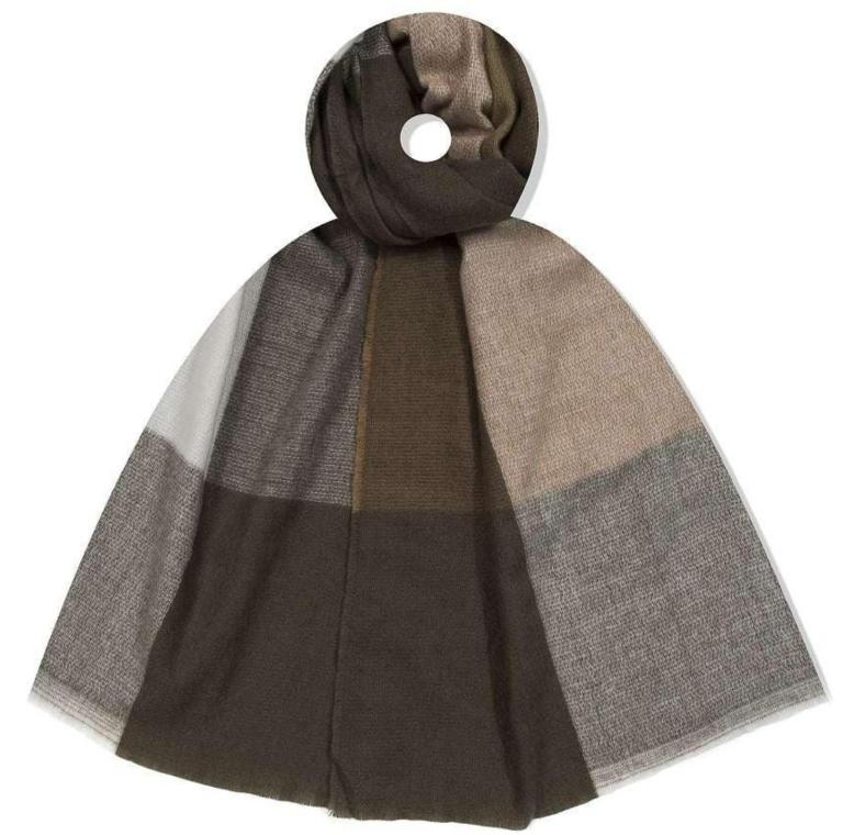 25111821 Schal Gianna 80 Proz Visk 20 Proz Wolle camel