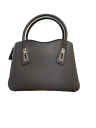 Damen Handtasche Leder GRAU 17112204 Vorderseite