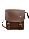 Satteltasche LEDER BRAUN 18110205 - Vorderseite