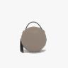 Damen Lederrundtasche in ROSE