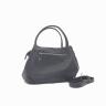 Damen Lederhandtasche in dunkelbrau