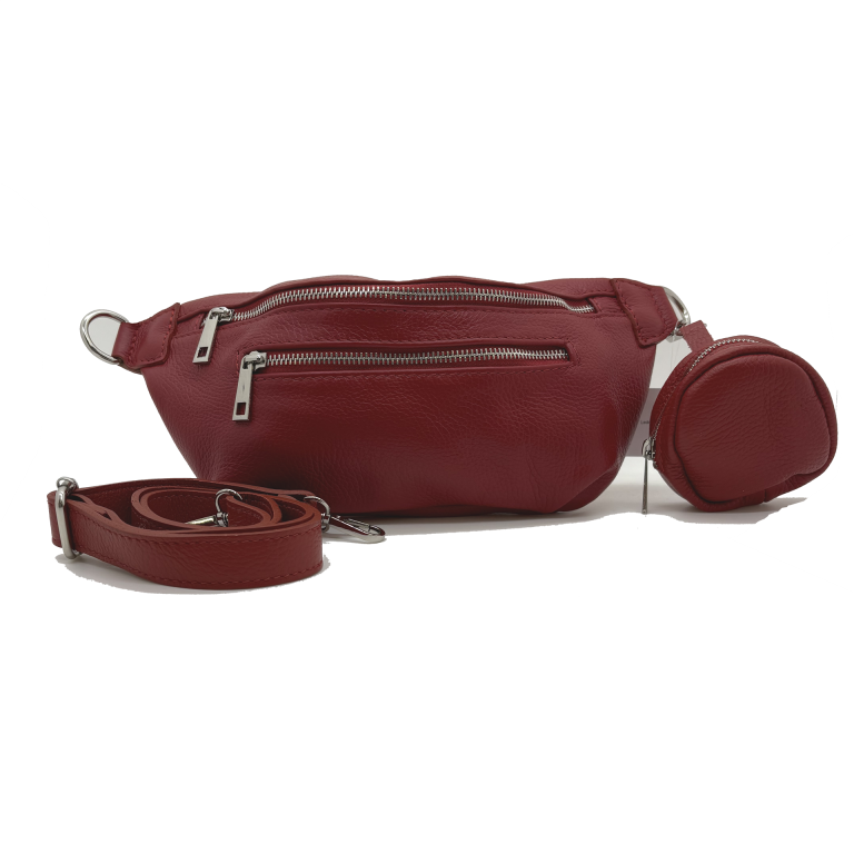 Hipbag 1306 Leder in rot 24072808