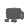 Damen Lederschultertasche 24072817 schwarz
