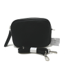 Damen Lederschultertasche 24072817 schwarz
