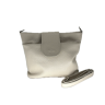 Schultertasche LEDER BEIGE 26x24x8 25012455 Vorderseite