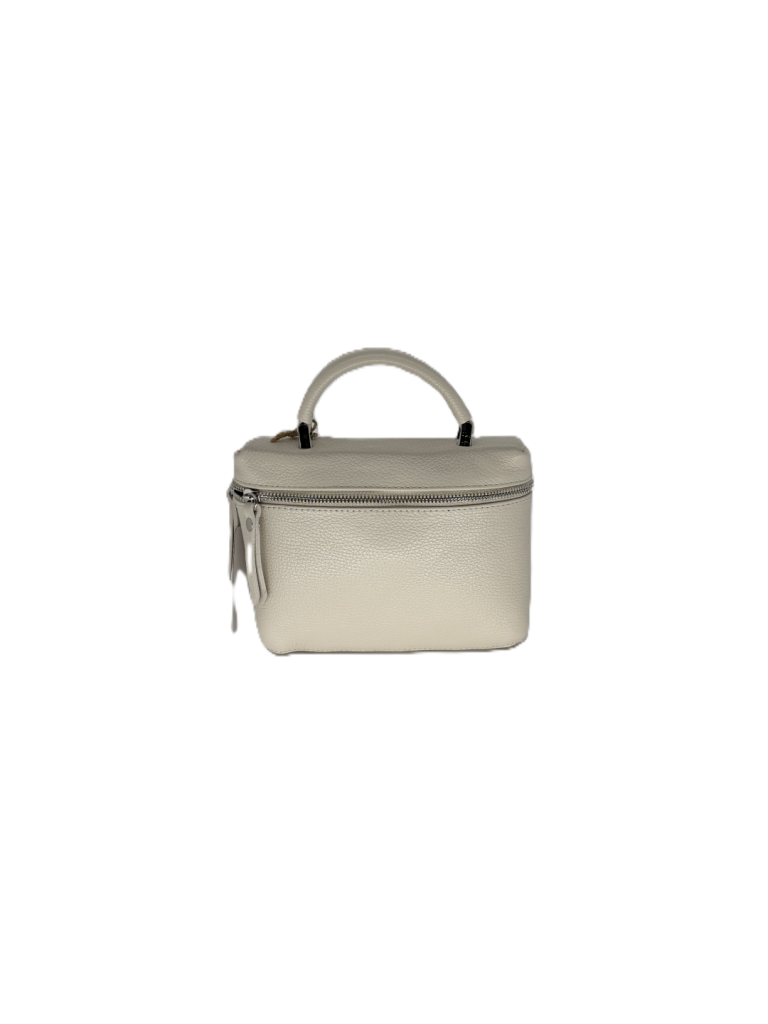 Handtasche Leder beige 25031709 01
