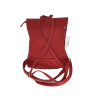 Lederrucksack ROT 35x26x7 Rückseite 25062601 - Nähstube
