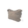 26010507 Handtasche Leder Taupe geflochten ca 31x16x8 cm (2)
