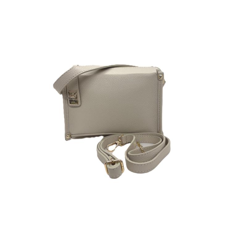 26041506 Handtasche 2000-20 Leder BEIGE AN BEEN 20x16x9 (1)