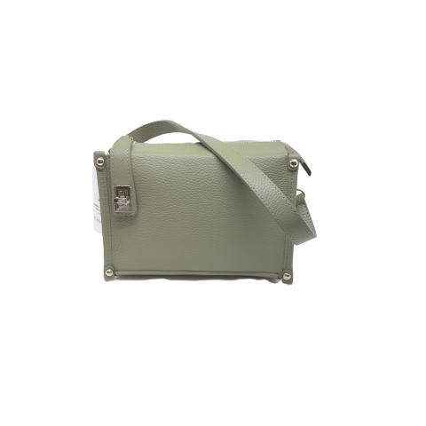 26041507 Handtasche 2000-20 Leder GRÜN AN BEEN 20x14x9 (1)
