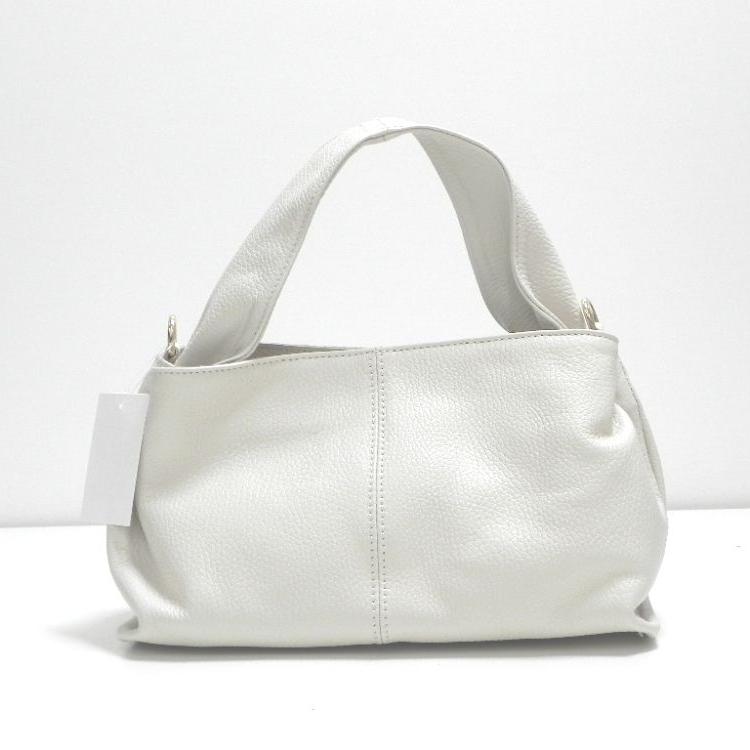 26061801 Handtasche Leder beige ABREEN 28x16x13 (1)