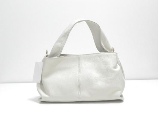 26061801 Handtasche Leder beige ABREEN 28x16x13 (1)