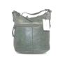 26011911 Umhängetasche Leder grün 9177-05 ca 26x27x11cm (3)