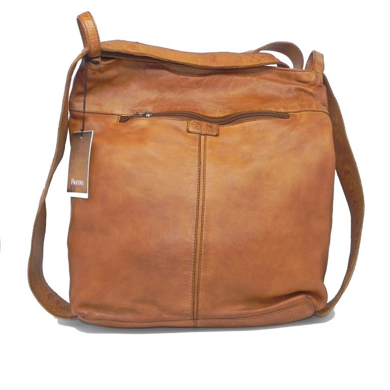 26011914 Rucksacktasche Leder cognac 9197-04 ca 31x33x11cm (2)